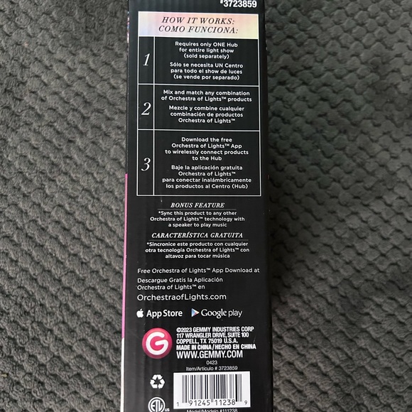 Orchestra of Lights Color Changing LED Edison-Style Lightbulb ~ NEW - Picture 3 of 3